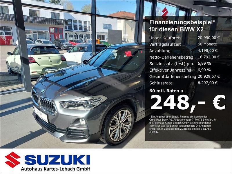 Gebraucht BMW X2 Advantage 190 PS (139 kW) 2018 Grau SUV