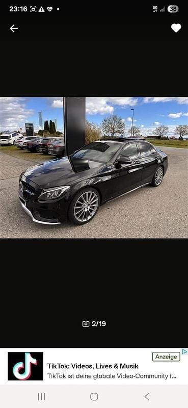 Schwarz Gebraucht 2015 Mercedes C43 AMG AMG Limousine | 23.499 € (Fairer Preis) - Bild 1/4