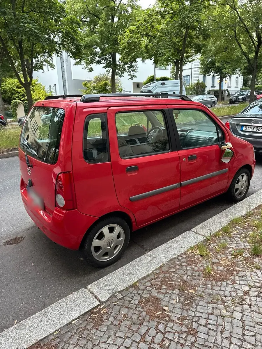 Gebraucht Opel Agila 75 PS (55 kW) 2001 Rot Van / Kleinbus