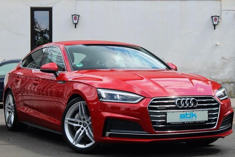 Tangorot metallic Gebraucht 2019 Audi A5 S-Line Coupé | 28.790 € (Superpreis) - Bild 1/4