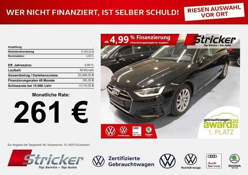 Gebraucht Audi A4 Design 150 PS (110 kW) 2022 Mythosschwarz metallic Kombi