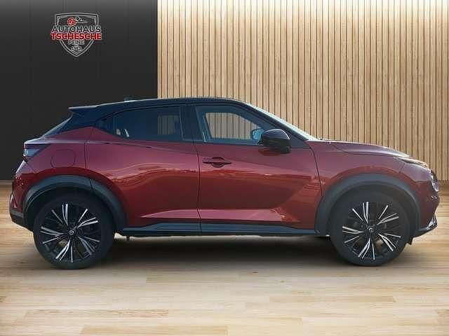 Gebraucht Nissan Juke Premium Edition 117 PS (86 kW) 2021 Rot (fuji sunset red/black) SUV