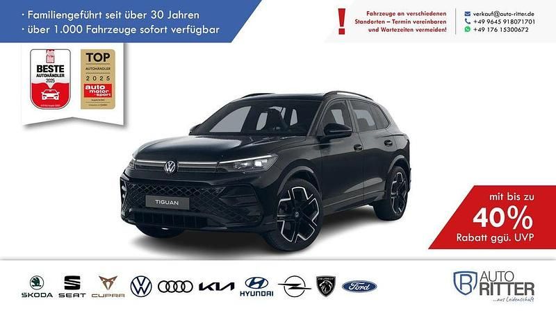 Schwarz Neu 2025 VW Tiguan R-line SUV | 43.990 € (Fairer Preis) - Bild 1/4