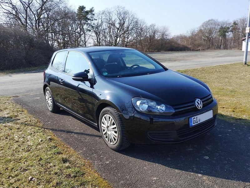 Gebraucht VW Golf VI Trendline 80 PS (58 kW) 2009 Schwarz Kleinwagen