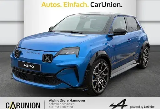 Neu Alpine A290 160 kW (218 PS) 2026 Blau Kleinwagen