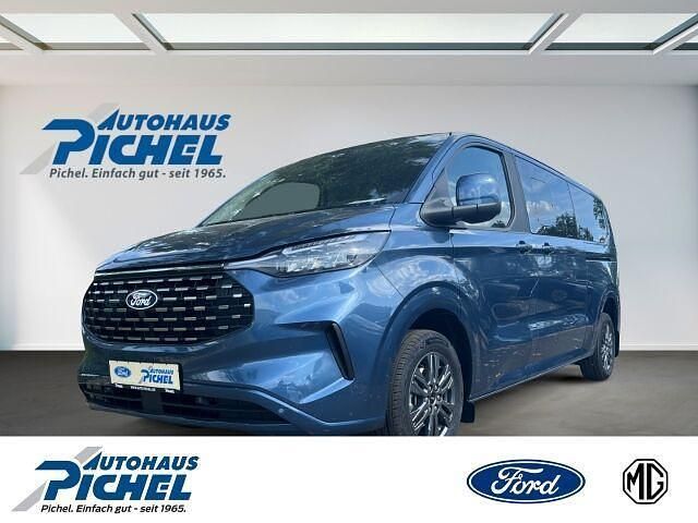 Blau(metallic) Gebraucht 2024 Ford Tourneo Custom Titanium Van / Kleinbus | 50.900 € (Teuer) - Bild 1/2