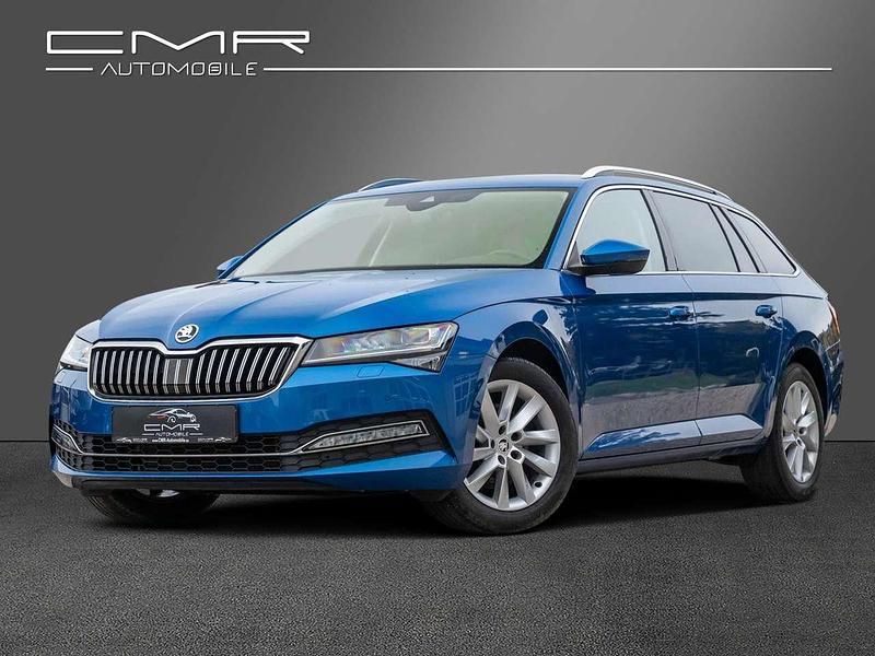 Blau Gebraucht 2021 Skoda Superb Business Line Kombi | 22.945 € (Fairer Preis) - Bild 1/4