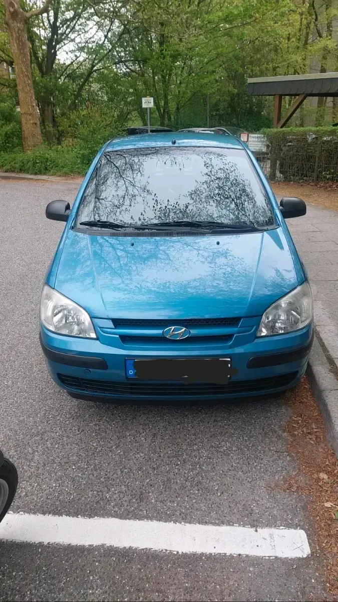 Second-hand Hyundai Getz 63 CP (46 kW) 2003 Albastru Hatchback