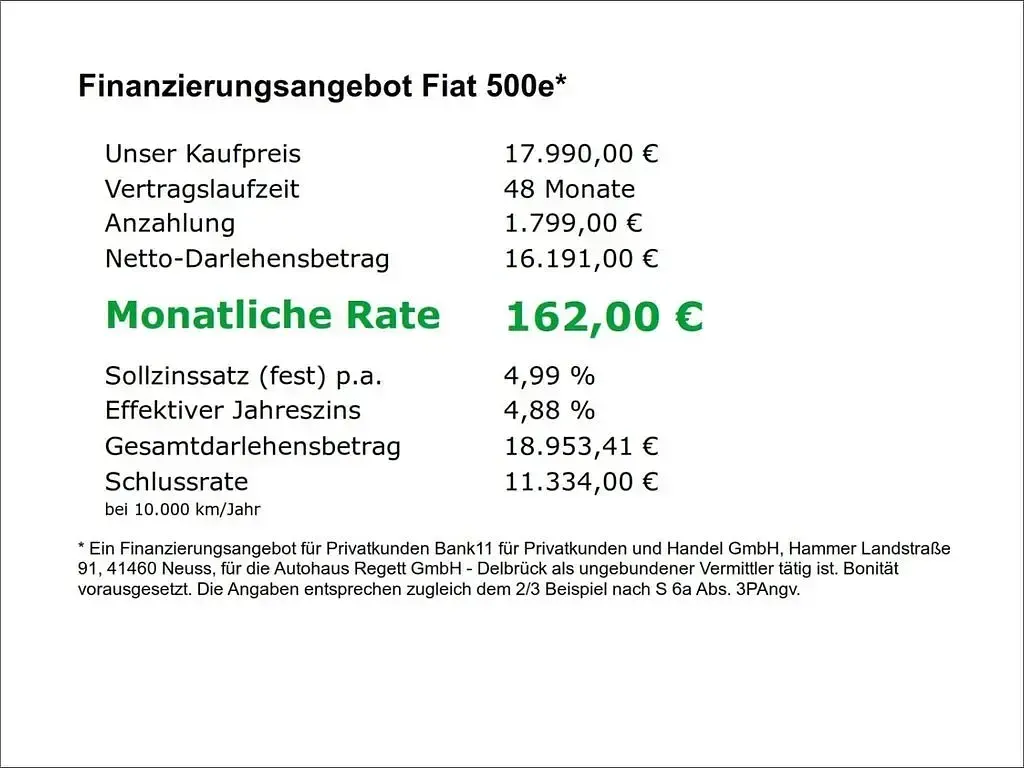 Gebraucht Fiat 500e Icon 86 kW (118 PS) 2022 Arktis weiß) (weiss Kleinwagen