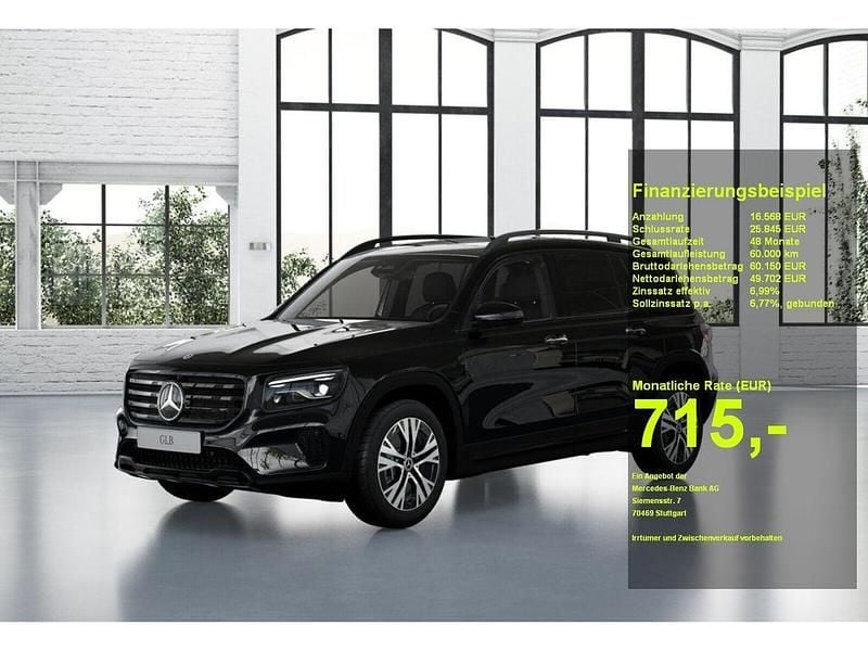 Schwarz Neu 2025 Mercedes GLB220 Progressive SUV | 66.270 € - Bild 1/3