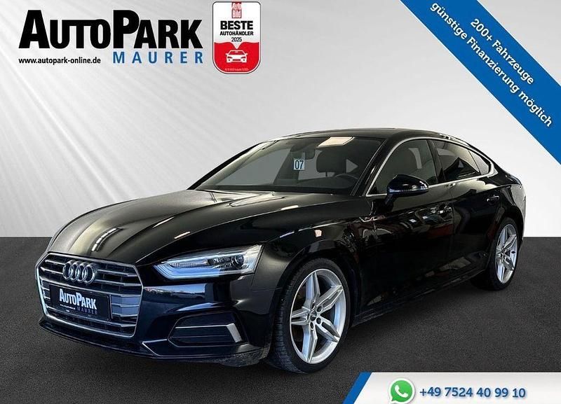 Schwarz Gebraucht 2018 Audi A5 Sportback S-line plus Kleinwagen | 21.998 € (Teuer) - Bild 1/4