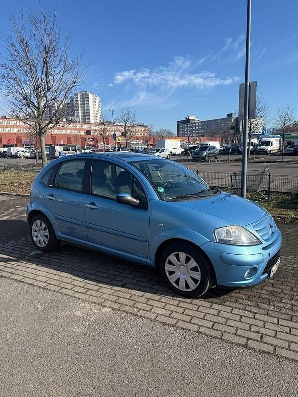 Blau Gebraucht 2006 Citroën C3 Exclusive Limousine | 500 € (Superpreis) - Bild 1/4