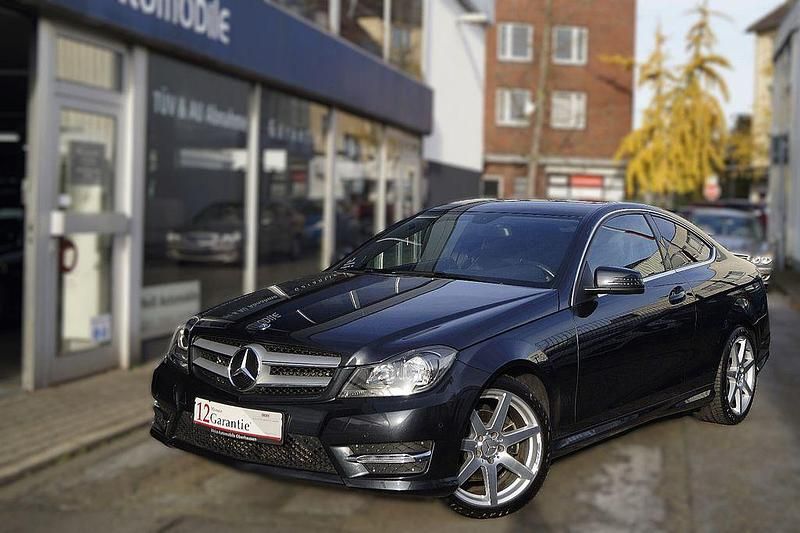 Schwarz Gebraucht 2013 Mercedes C180 Coupé | 12.990 € (Fairer Preis) - Bild 1/4