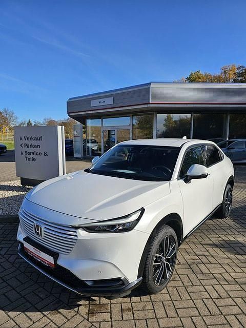Hell weiß metallic Gebraucht 2022 Honda HR-V Advance SUV | 25.490 € (Fairer Preis) - Bild 1/4