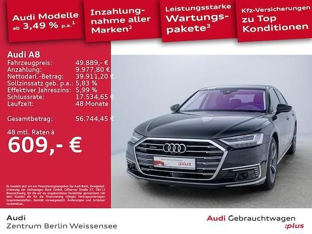 Gebraucht Audi A8 Ambiente 450 PS (330 kW) 2021 Mythosschwarz metallic Limousine