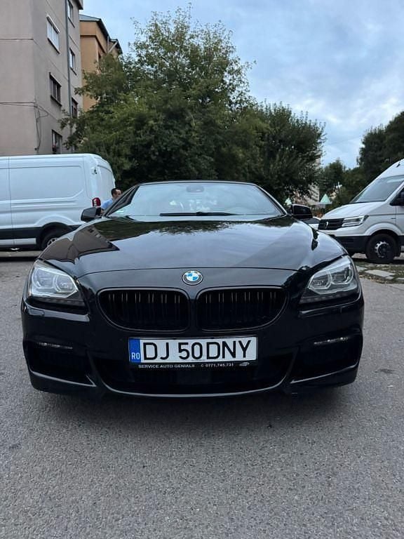 Schwarz Gebraucht 2012 BMW 640 Cabriolet Cabrio | 18.500 € (Etwas zu teuer) - Bild 1/4