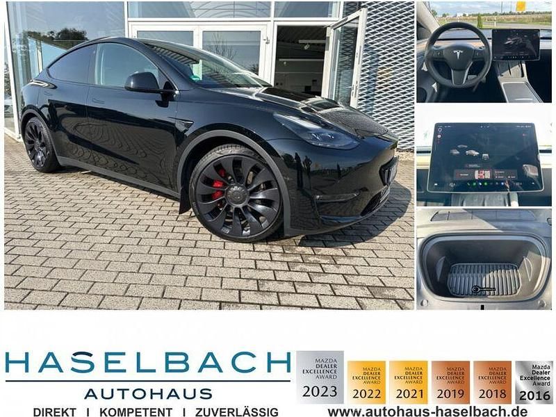 Solid black Gebraucht 2022 Tesla Model Y Performance SUV | 39.230 € (Fairer Preis) - Bild 1/4