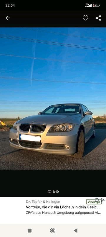 Gebraucht BMW 320 170 PS (125 kW) 2007 Grau Limousine