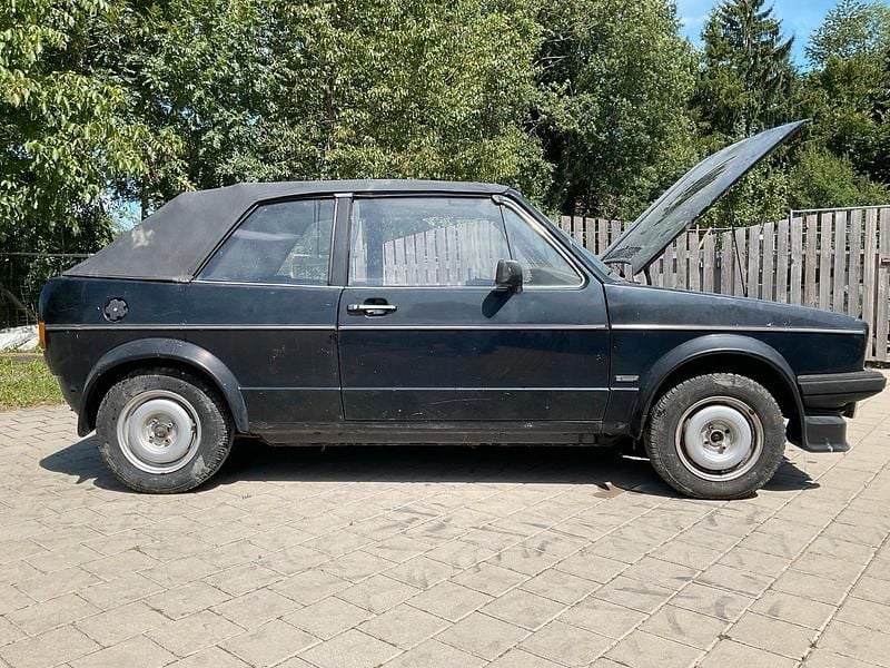 Schwarz Gebraucht 1981 VW Golf Cabriolet Cabrio | 3.200 € - Bild 1/4
