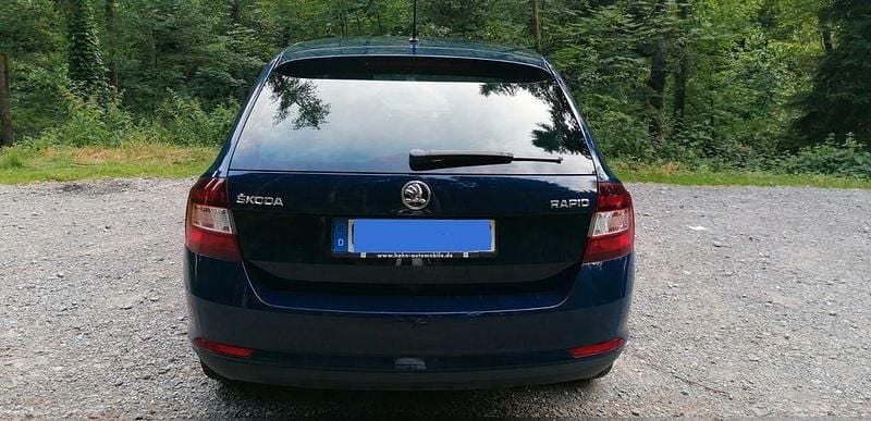 Gebraucht Skoda Rapid Style 95 PS (69 kW) 2018 Schwarz Kleinwagen