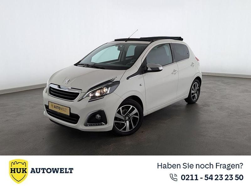 Weiß Gebraucht 2020 Peugeot 108 Top! Collection Kleinwagen | 10.460 € (Fairer Preis) - Bild 1/3