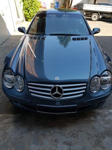 Grau metallic Gebraucht 2003 Mercedes SL350 Cabrio | 18.500 € (Guter Preis) - Bild 1/4