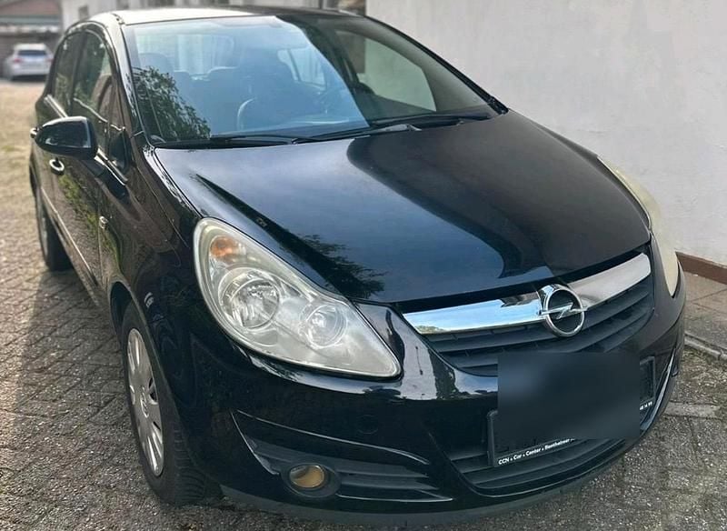 Schwarz Gebraucht 2007 Opel Corsa Kleinwagen | 800 € (Superpreis) - Bild 1/4