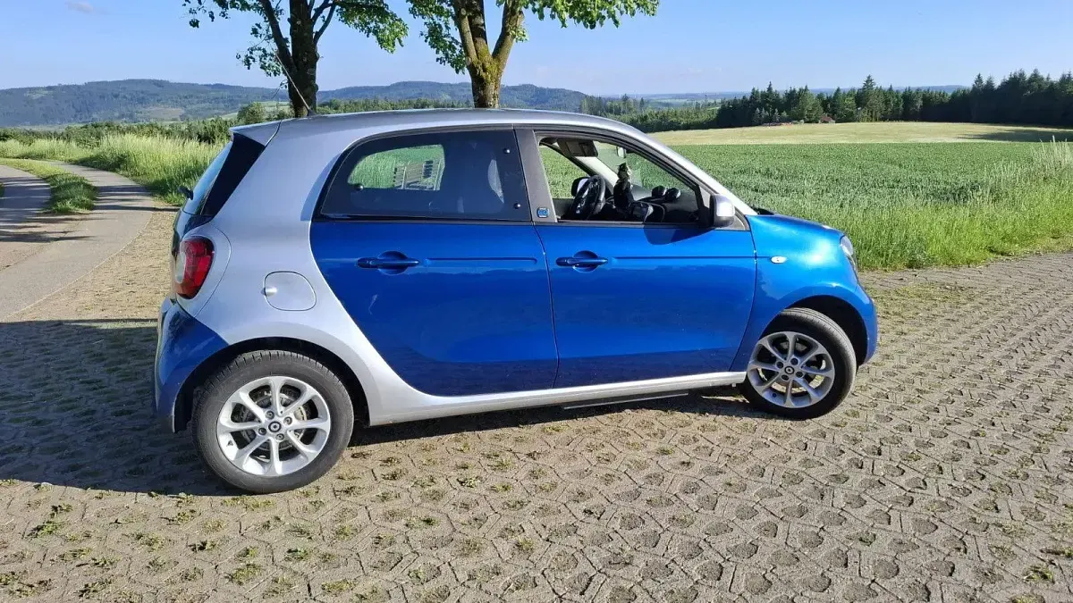 Occasion Smart ForFour Electric Drive 60 kW (82 ch) 2019 Bleue Berline