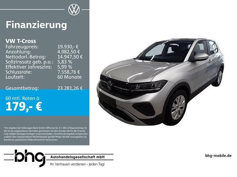 Gebraucht VW T-Cross 95 PS (69 kW) 2025 Silber SUV