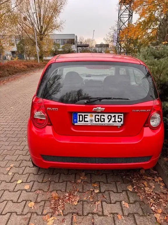 Gebraucht Chevrolet Aveo 84 PS (61 kW) 2009 Rot Kleinwagen