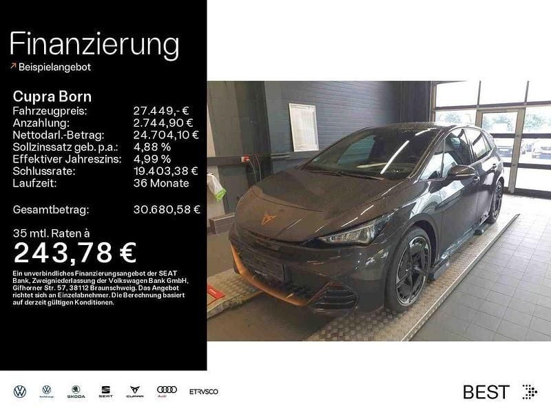 Gebraucht Cupra Born 169 kW (231 PS) 2022 Quasargrau Kleinwagen