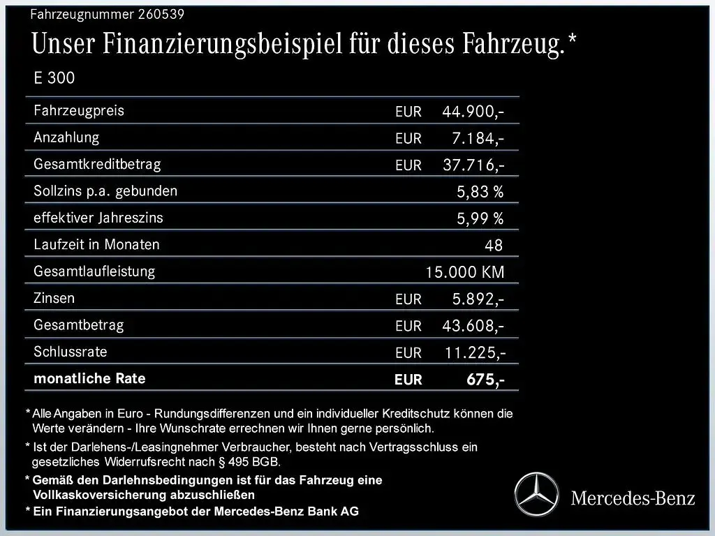 Gebraucht Mercedes E300 Advanced Plus 197 PS (144 kW) 2024 Blau Kombi