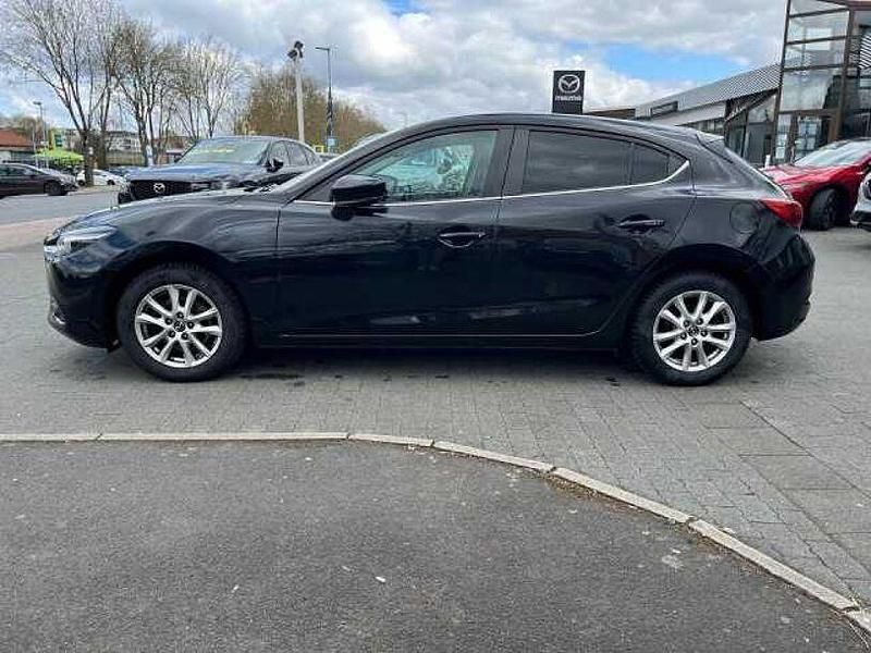 Gebraucht Mazda 3 Exclusive-Line 120 PS (88 kW) 2017 Onyxschwarz metallic (metallic) Limousine
