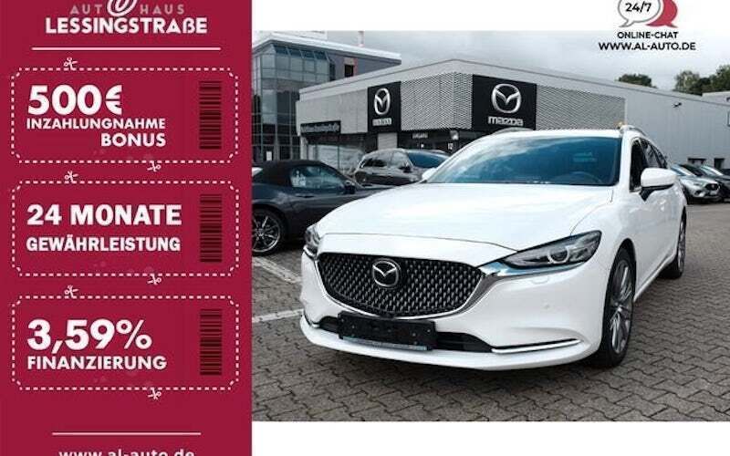 Weiß Gebraucht 2020 Mazda 6 Sports-Line Kombi | 26.450 € (Guter Preis) - Bild 1/4