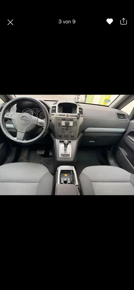 Gebraucht Opel Zafira 140 PS (102 kW) 2007 Blau Van / Kleinbus