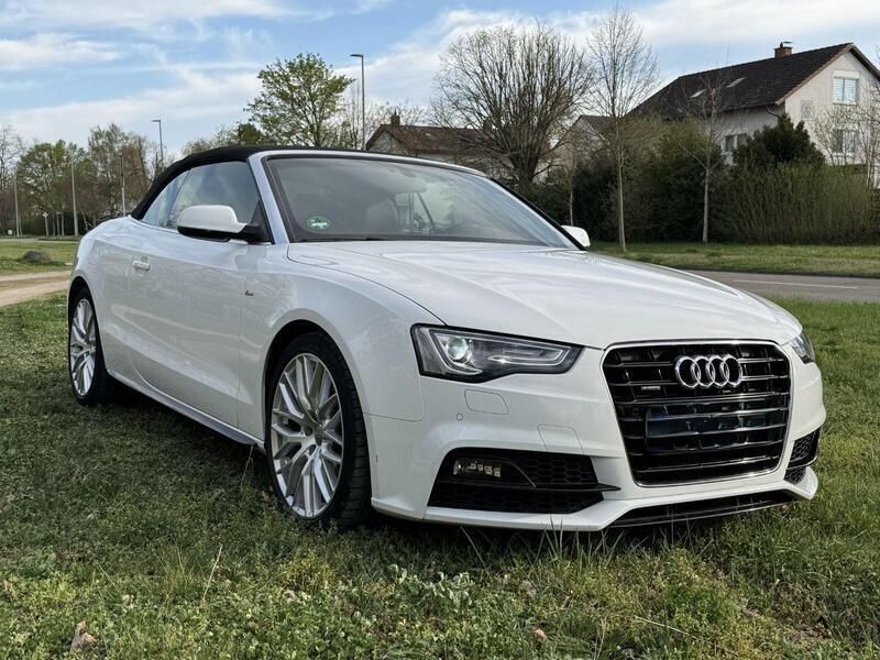 Weiß Gebraucht 2016 Audi A5 Cabriolet Design Cabrio | 19.999 € (Guter Preis) - Bild 1/4