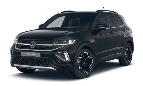 Neu VW T-Cross R-line 150 PS (110 kW) 2025 Deep black perleffekt SUV