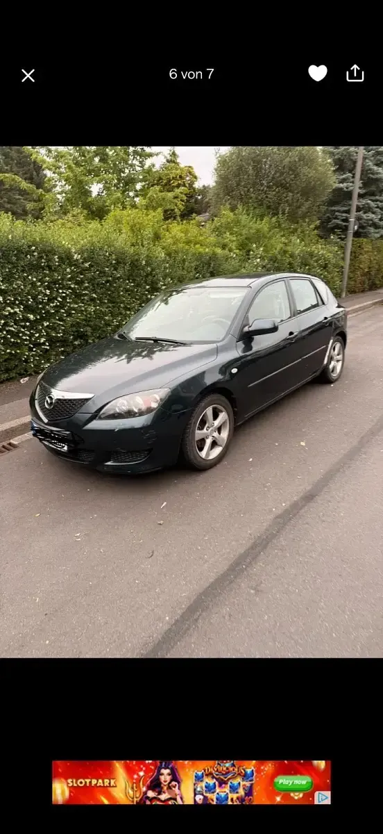 Gebraucht Mazda 3 105 PS (77 kW) 2003 Grün Limousine
