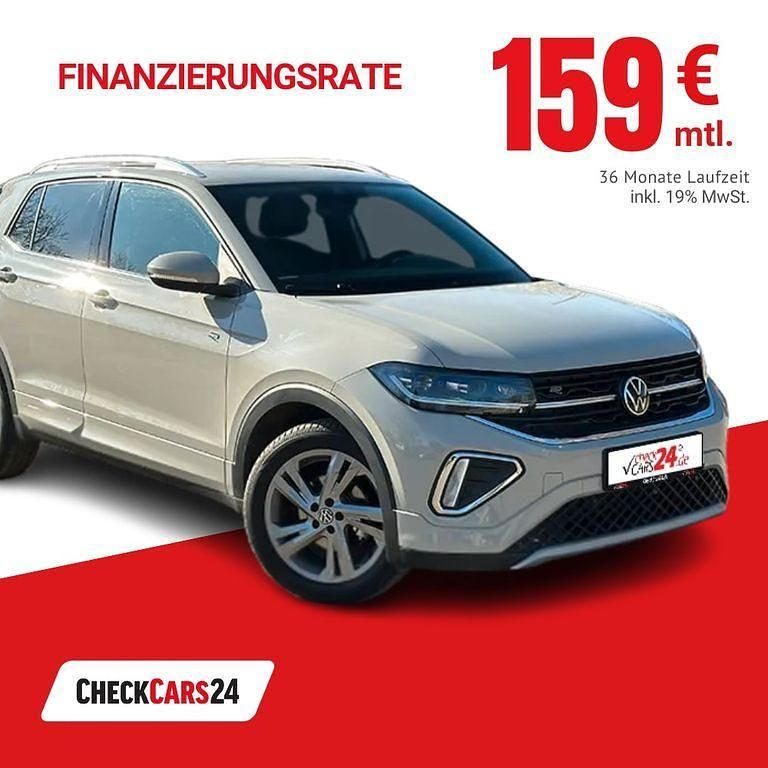 Grau Gebraucht 2024 VW T-Cross R-line SUV | 29.990 € (Teuer) - Bild 1/4