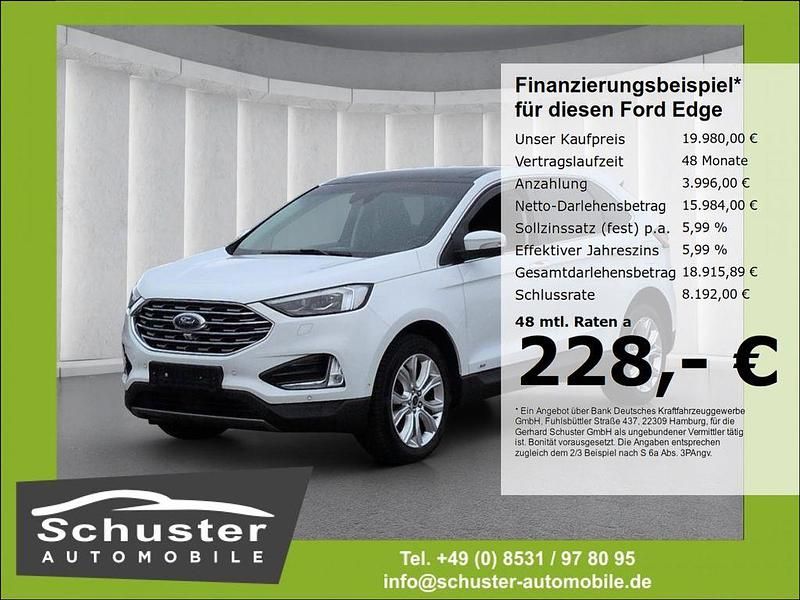 Gebraucht Ford Edge Titanium 238 PS (175 kW) 2020 Weiß SUV