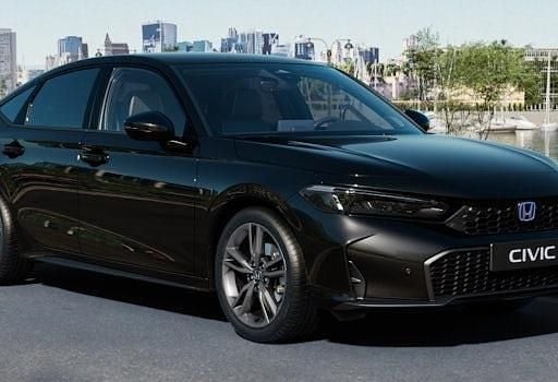 Neu Honda Civic Hybrid 184 PS (135 kW) 2025 Schwarz Limousine