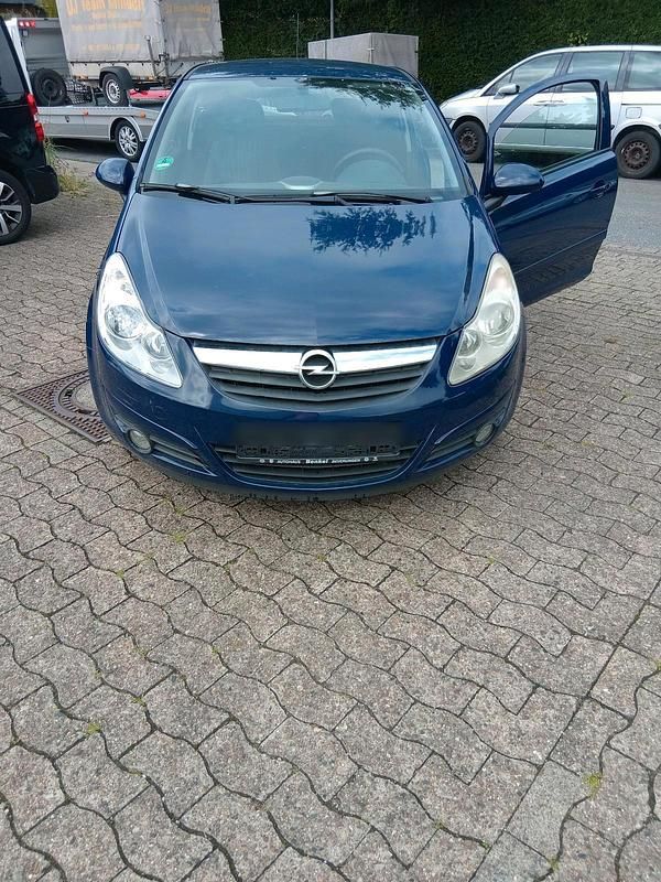 Blau Gebraucht 2007 Opel Corsa Kleinwagen | 750 € (Superpreis) - Bild 1/4