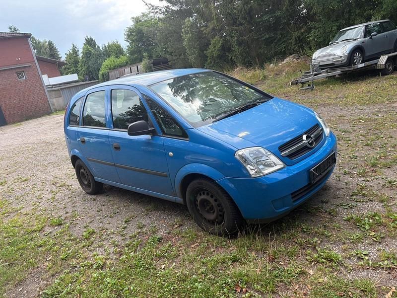 Blau Gebraucht 2004 Opel Meriva Van / Kleinbus | 399 € (Superpreis) - Bild 1/4