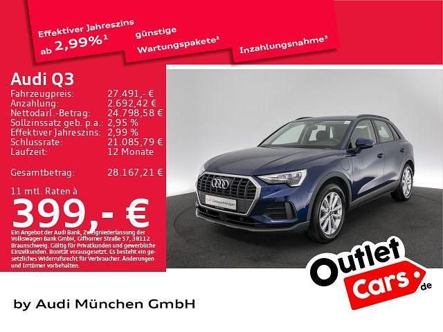 Navarrablau metallic Gebraucht 2022 Audi Q3 Ambiente SUV | 27.491 € (Guter Preis) - Bild 1/1