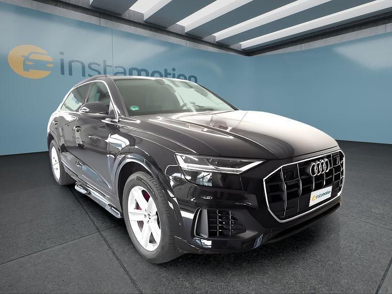 Schwarz Gebraucht 2021 Audi Q8 SUV | 59.199 € (Fairer Preis) - Bild 1/4