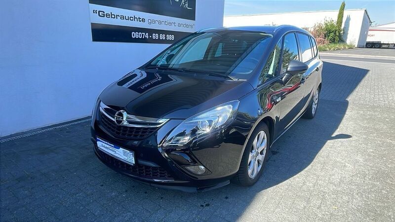 Schwarz Gebraucht 2015 Opel Zafira Tourer Edition Van / Kleinbus | 9.740 € (Fairer Preis) - Bild 1/4