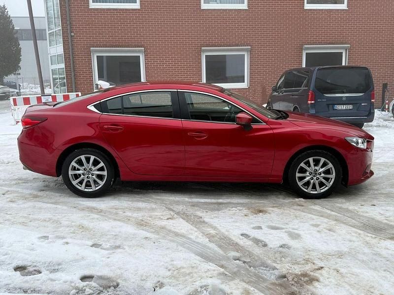 Gebraucht Mazda 6 Prime-Line 145 PS (106 kW) 2018 Rot Limousine
