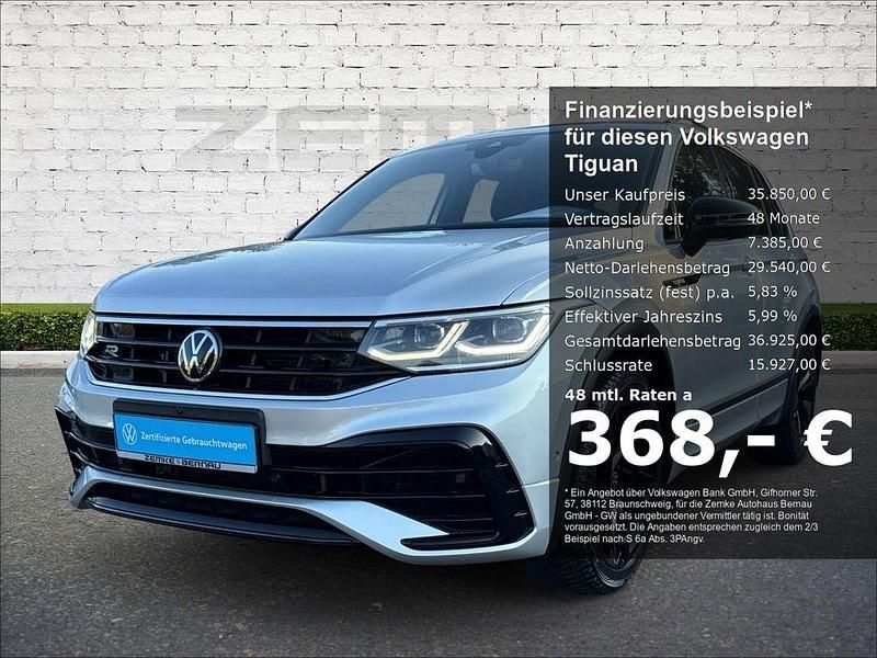 Silber Gebraucht 2022 VW Tiguan R-line SUV | 35.850 € (Fairer Preis) - Bild 1/4