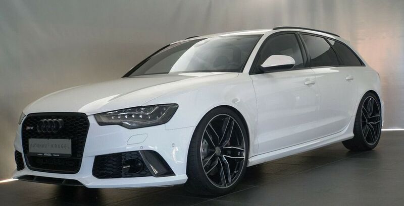 Weiß Gebraucht 2013 Audi RS6 Ambiente Kombi | 59.990 € (Etwas zu teuer) - Bild 1/4