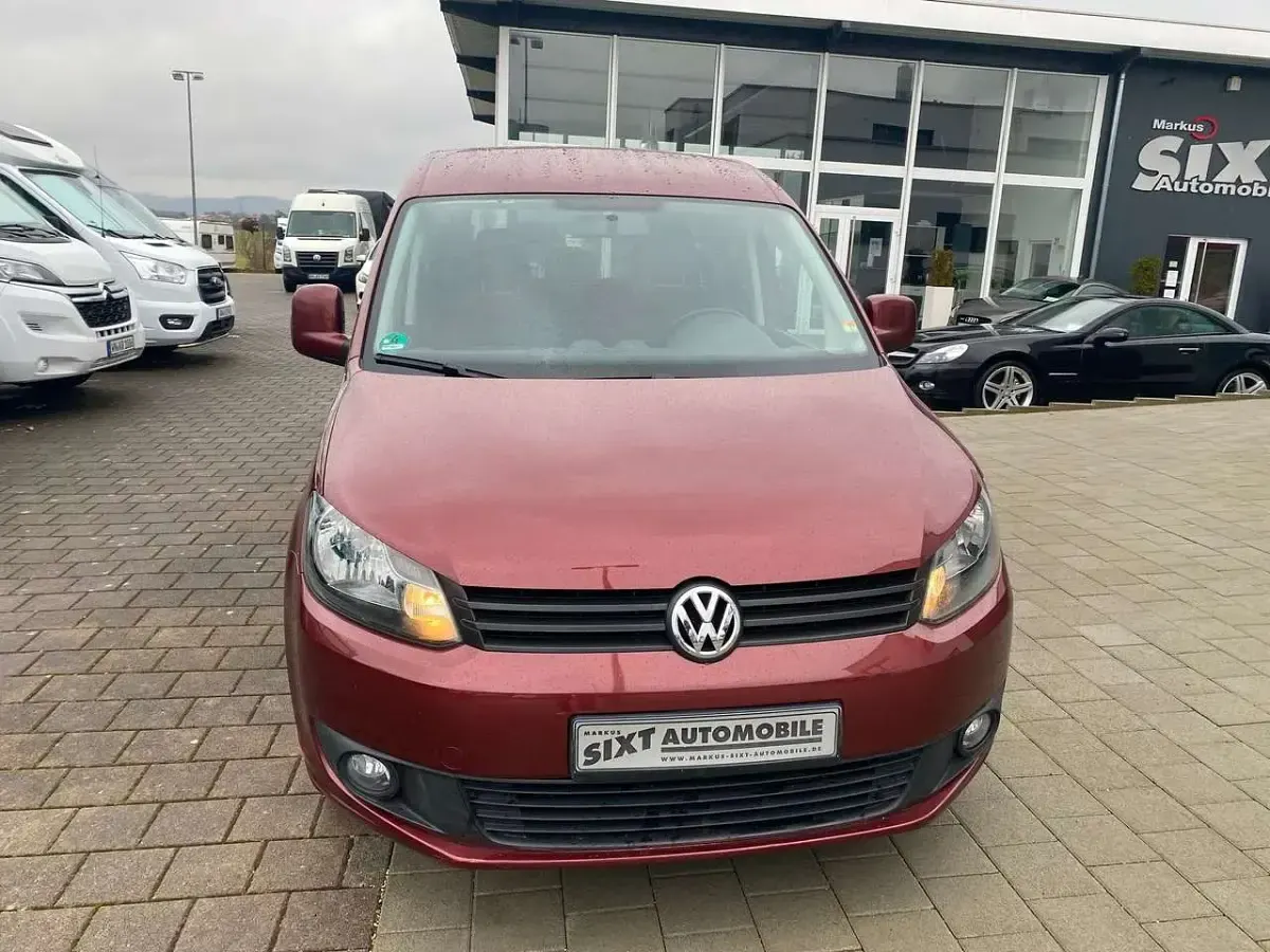 Gebraucht VW Caddy Edition 105 PS (77 kW) 2012 Rot Van / Kleinbus